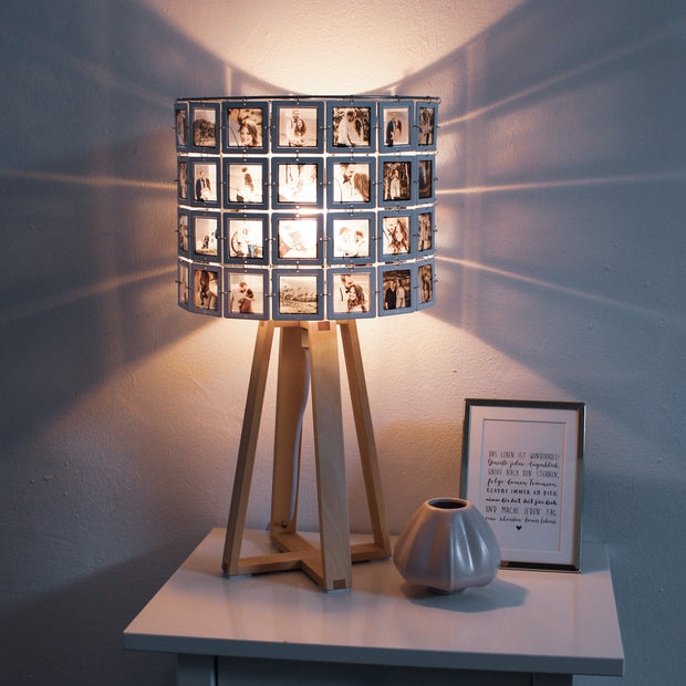 Personalisierte Fotolampen mit 64 eigenen Bildern