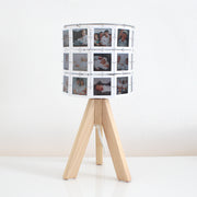 Personalisierte Fotolampe kleinANNI selbst gestalten- Rahmen weiß - 30 Bilder Familie